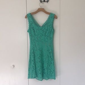Mint green lace dress from Filly Flair